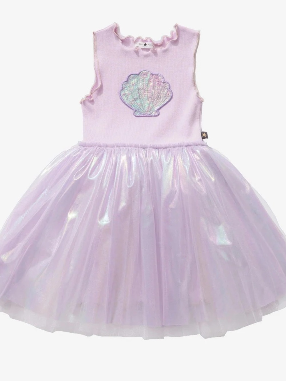 Petite Hailey Lily Shell Tutu Dress Pink & Purple Girls 3